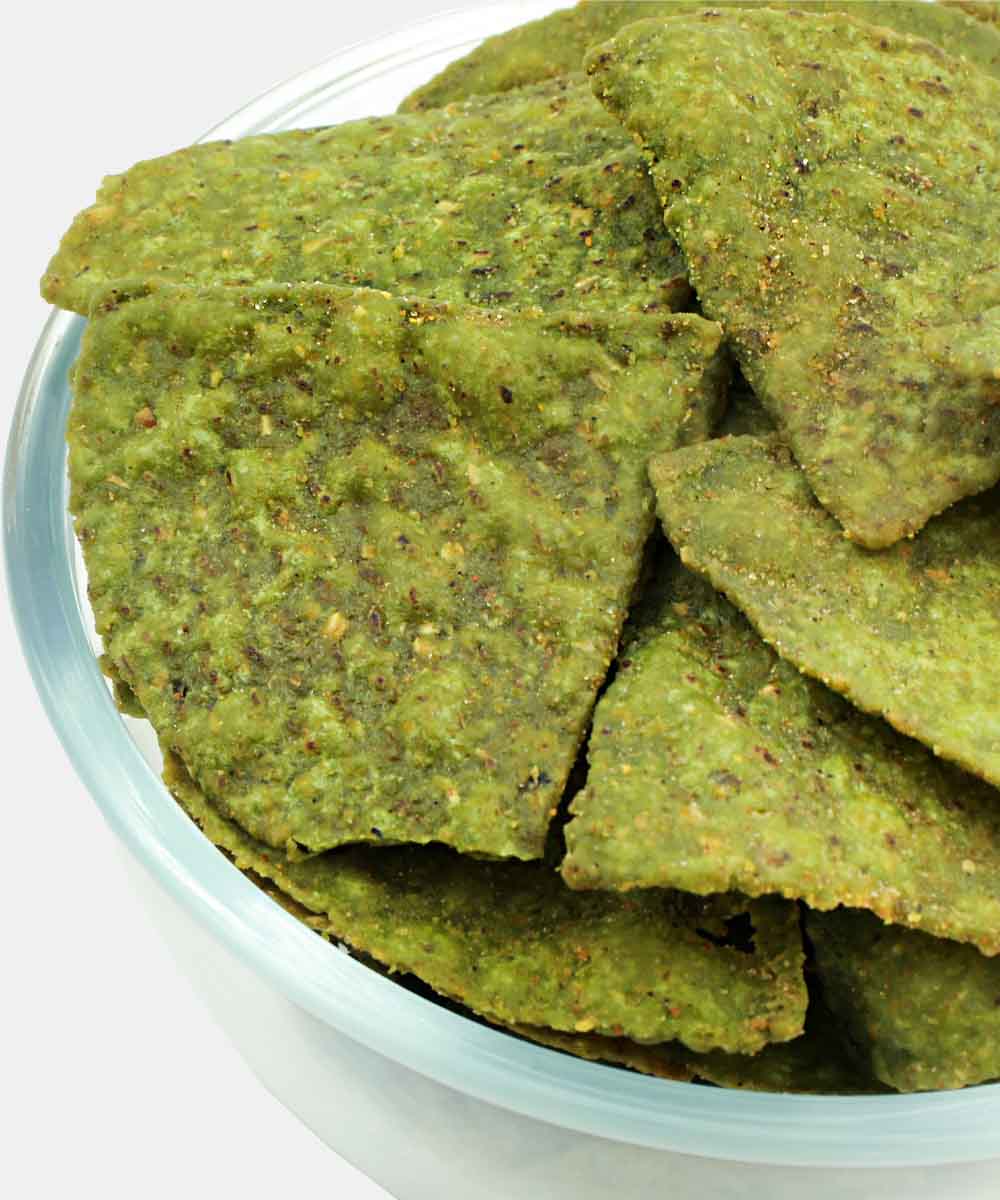 Tortillla Chips Spinach & Herbs 120 Gm