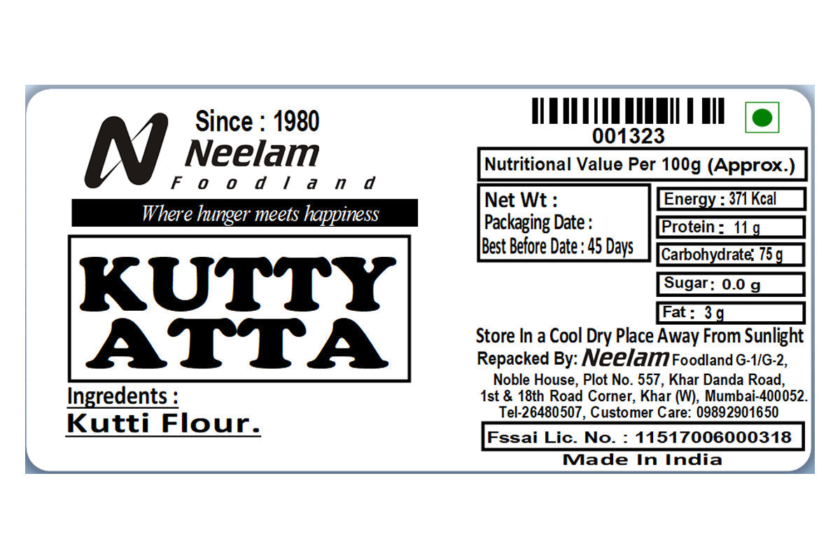 Buckwheat Flour/Kuttu Atta 250 Gm