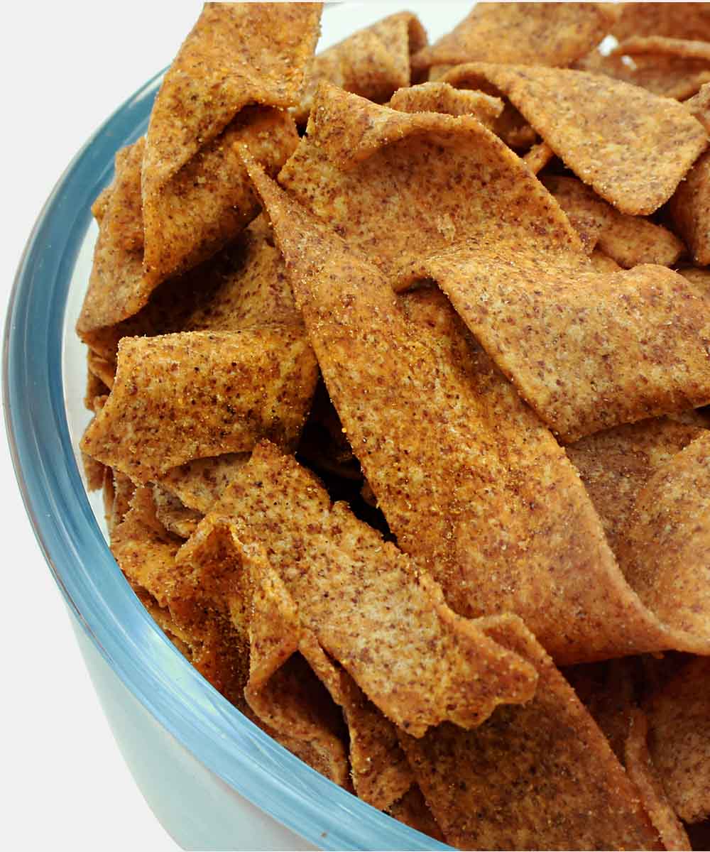 Less Oil Gluten Free Flaxseed Chips 200 Gm