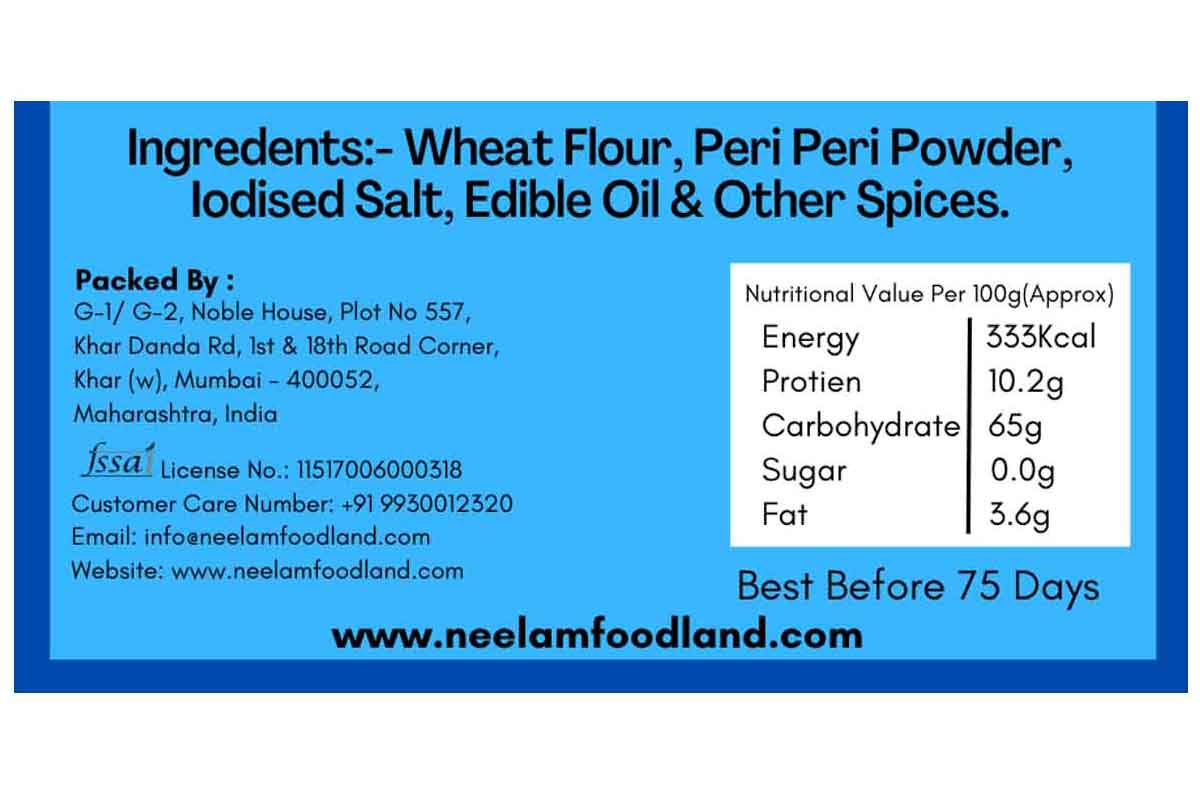 Thin Coin Peri Peri Khakhra 200 Gm