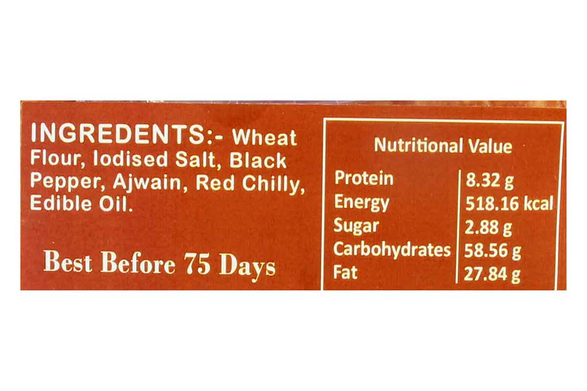 Whole Wheat Punjabi Khakhra 250 Gm