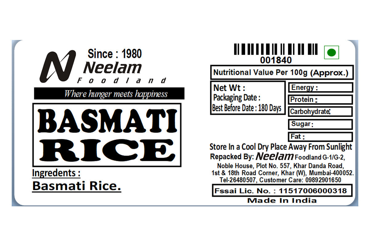 Basmati Rice/Basmati Tandul 1 Kg