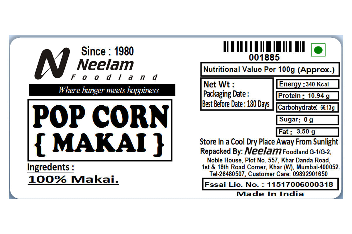 Pop Corn Makai 250 Gm