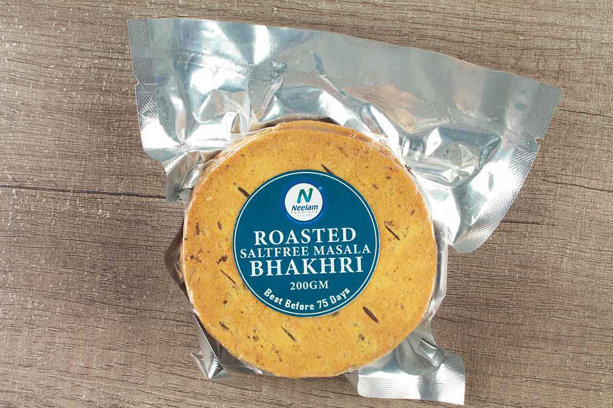 ROASTED SALT FREE MASALA BHAKHRI 200 GM