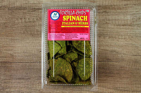 TORTILLA CHIPS SPINACH ITALIAN & HERBS 120 GM