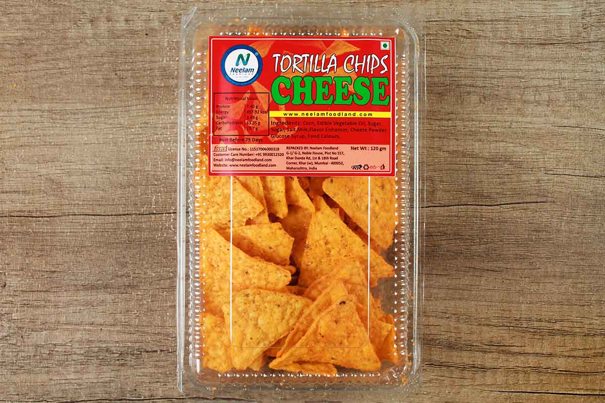 TORTILLA CHIPS CHEESE 120 GM