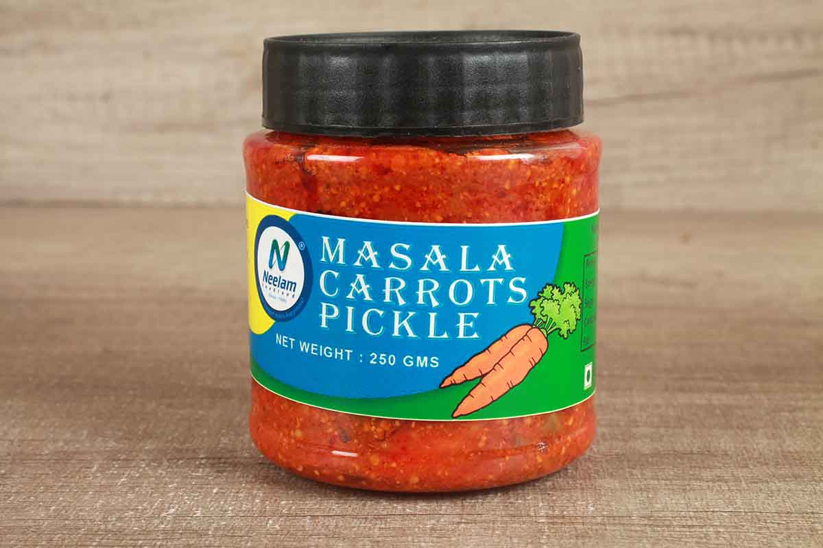 Masala Carrots Pickle 250 Gm