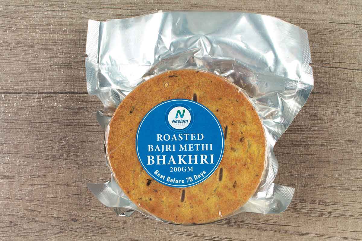 ROASTED BAJRI METHI BHAKHRI 200 GM