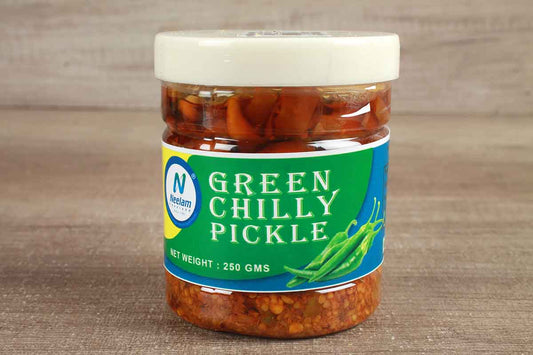 GREEN CHILLY PICKLE 250 GM