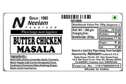 Butter Chicken Masala 100 Gm