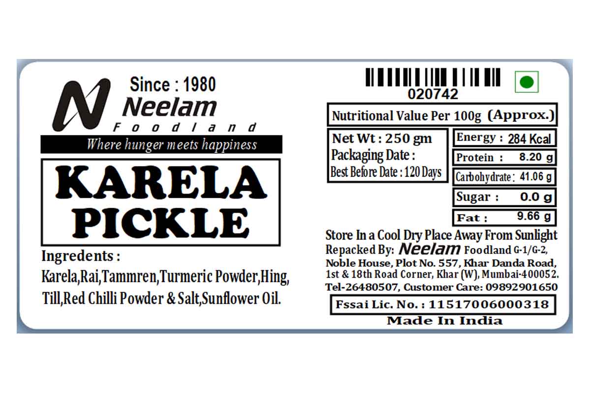 Karela Pickle 250 Gm