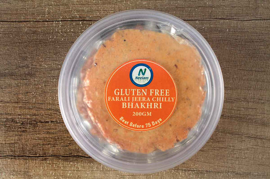 GLUTEN FREE FARALI JEERA CHILLY BHAKHRI 200 GM