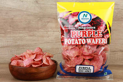 PURPLE POTATO WAFER HING JEERA 200