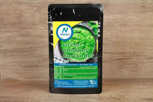 FREEZE DRIED GREEN CHUTNEY CORIANDER 50 GM