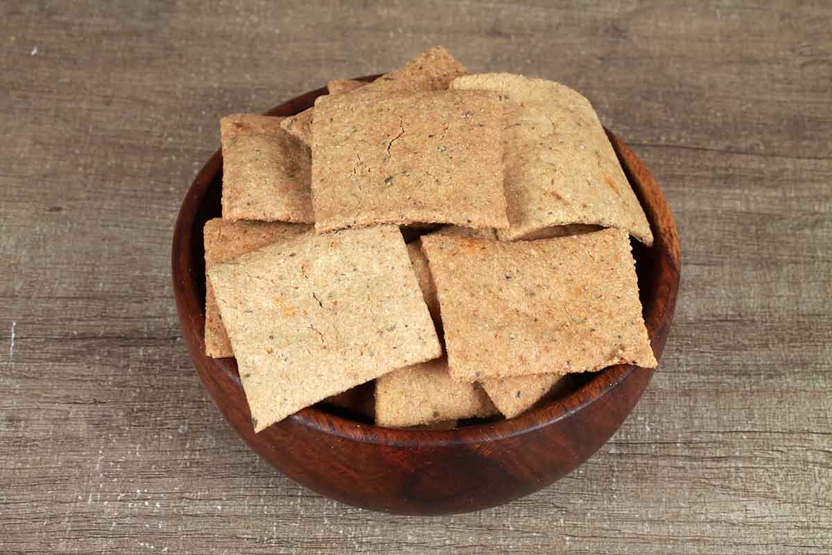 OAT & AMARANTH PIZZA CRACKERS 125 GM