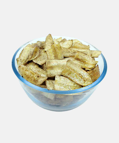 Salt Free Banana Chips Black Pepper 200 Gm
