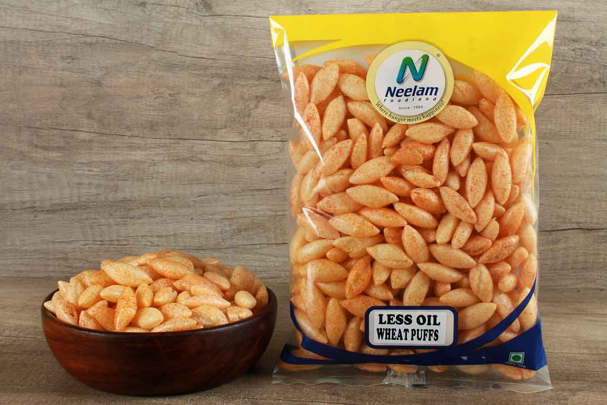 LESS OIL WHEAT PUFFS 120 GM