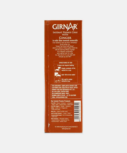 Girnar Ginger Instant Premix Chai 140 Gm 10 Sachets