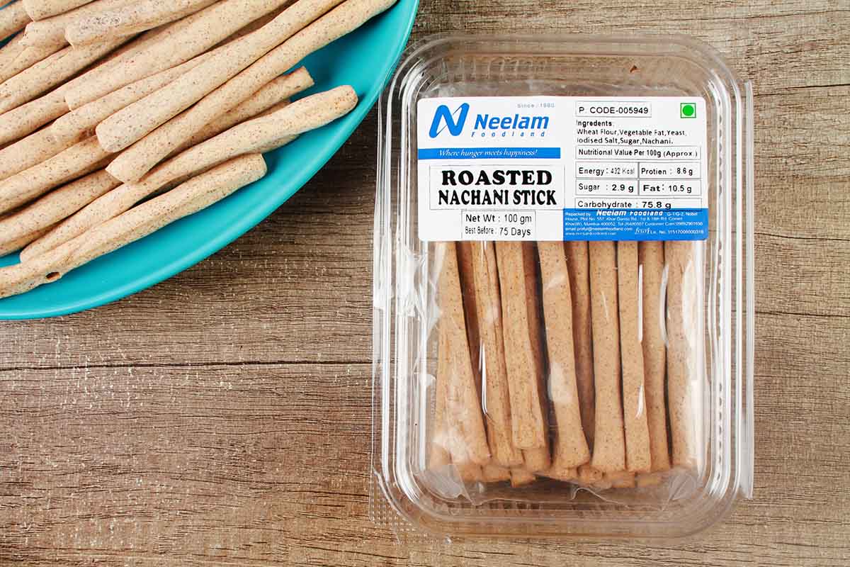 ROASTED NACHANI BREAD STICK 100 GM