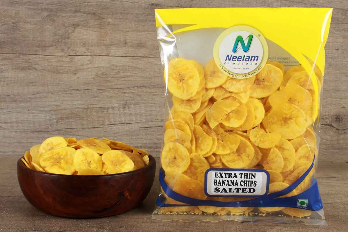 EXTRA THIN BANANA CHIPS SALETD 200 GM