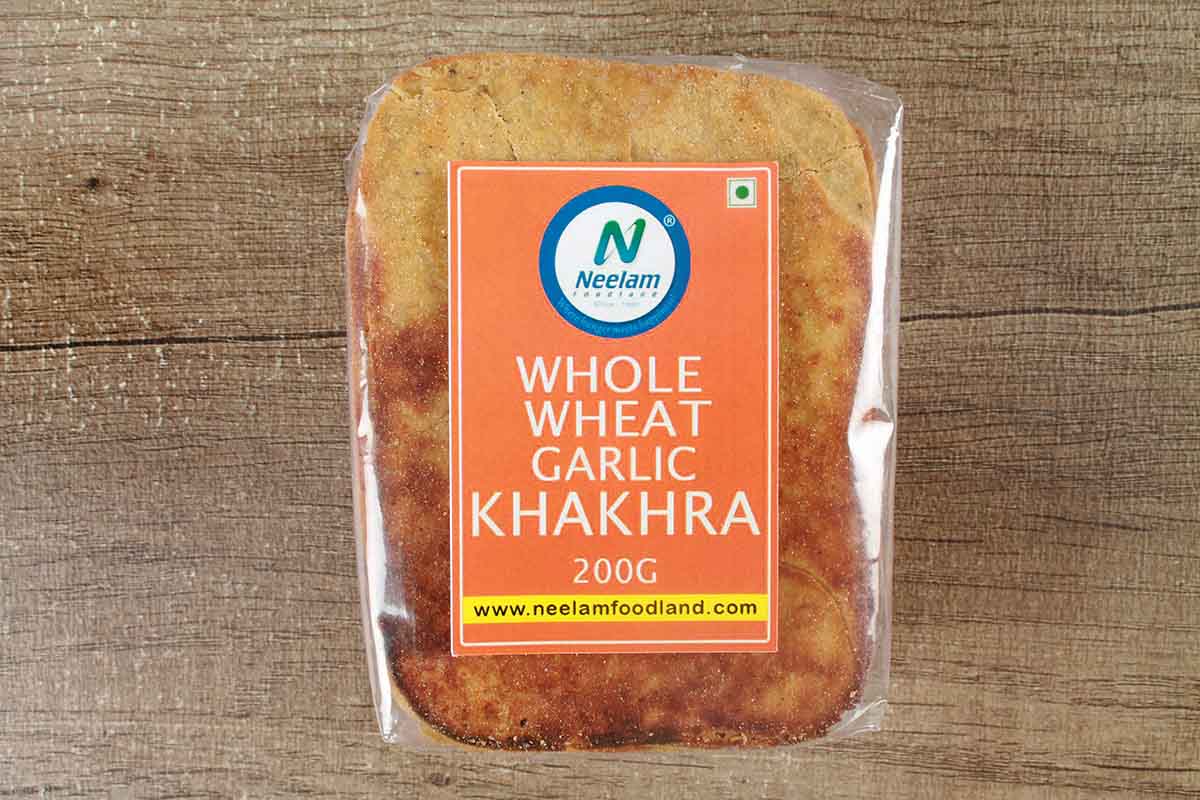 WHOLE WHEAT GARLIC MOBILE KHAKHRA 200 GM