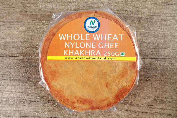 WHOLE WHEAT NYLONE GHEE KHAKHRA 250 GM