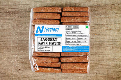 JAGGERY NACHANI BISCUITS 200 GM