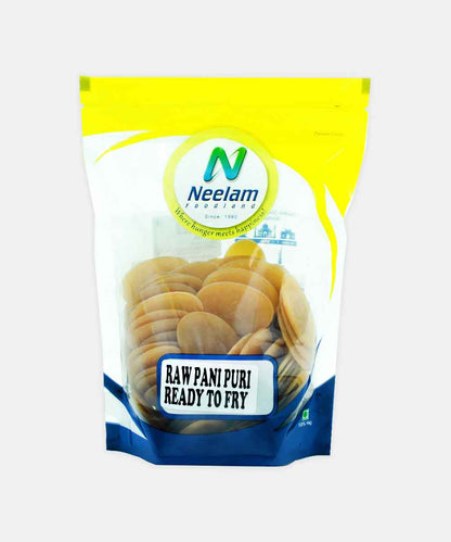 Raw Pani Puri Ready To Fry 250 Gm