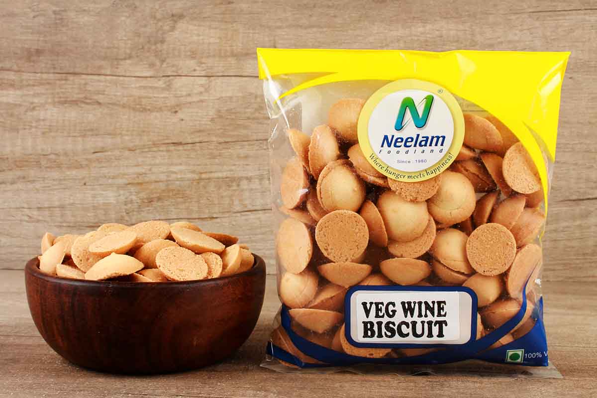 VEG WINE BISCUITS 200 GM