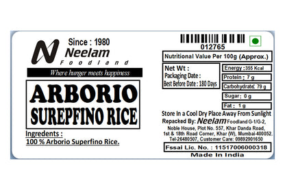Arborio/Risotto Rice 500 Gm