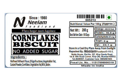 Corn Flakes Sugar Free Biscuits 200 Gm