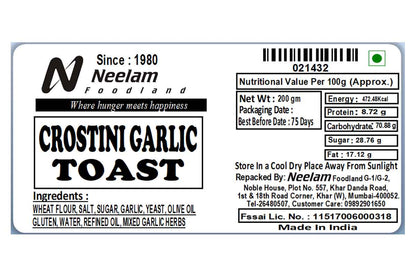 Crostini Garlic Toast 200 Gm
