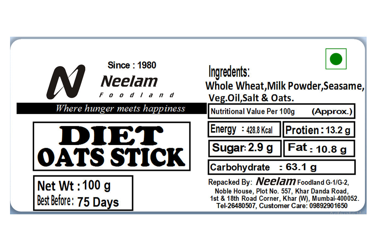 Oats Stick 100 Gm