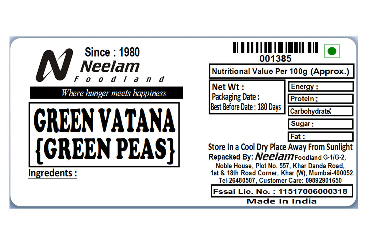 Green Vatana 500 Gm
