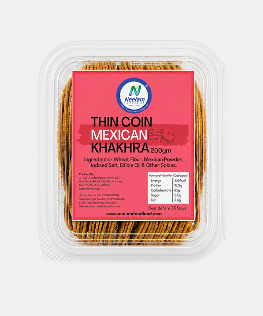 Thin Coin Mexican Khakhra 200 Gm