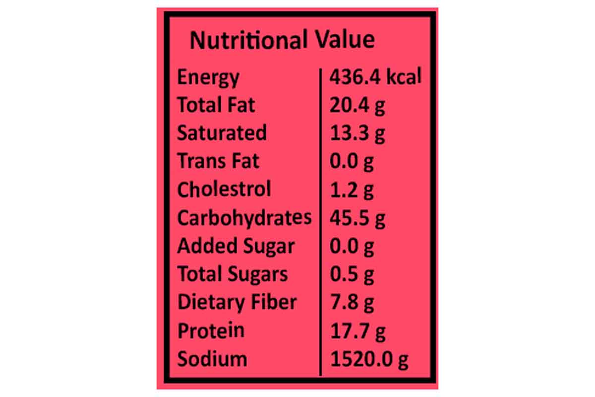 FREEZE DRIED DAL TADKA 62