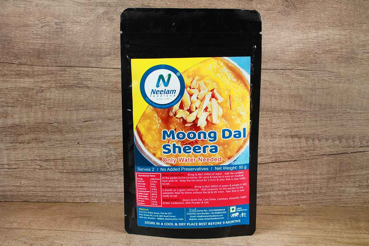 Moong Dal Sheera Instant Mix 95 Gm