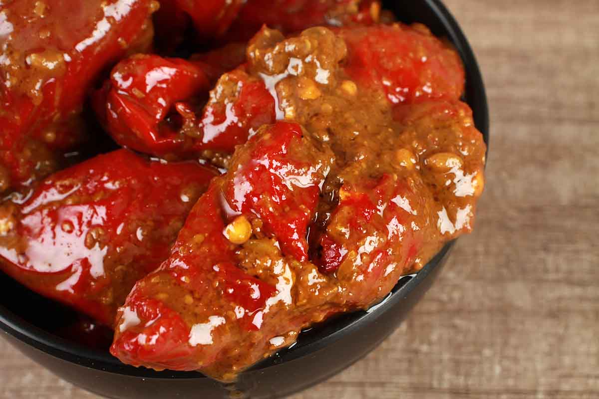 Banarsi Red Stuff Chilly Pickle 250 Gm