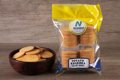 Potato Khakhra Creamy Onion 200 Gm