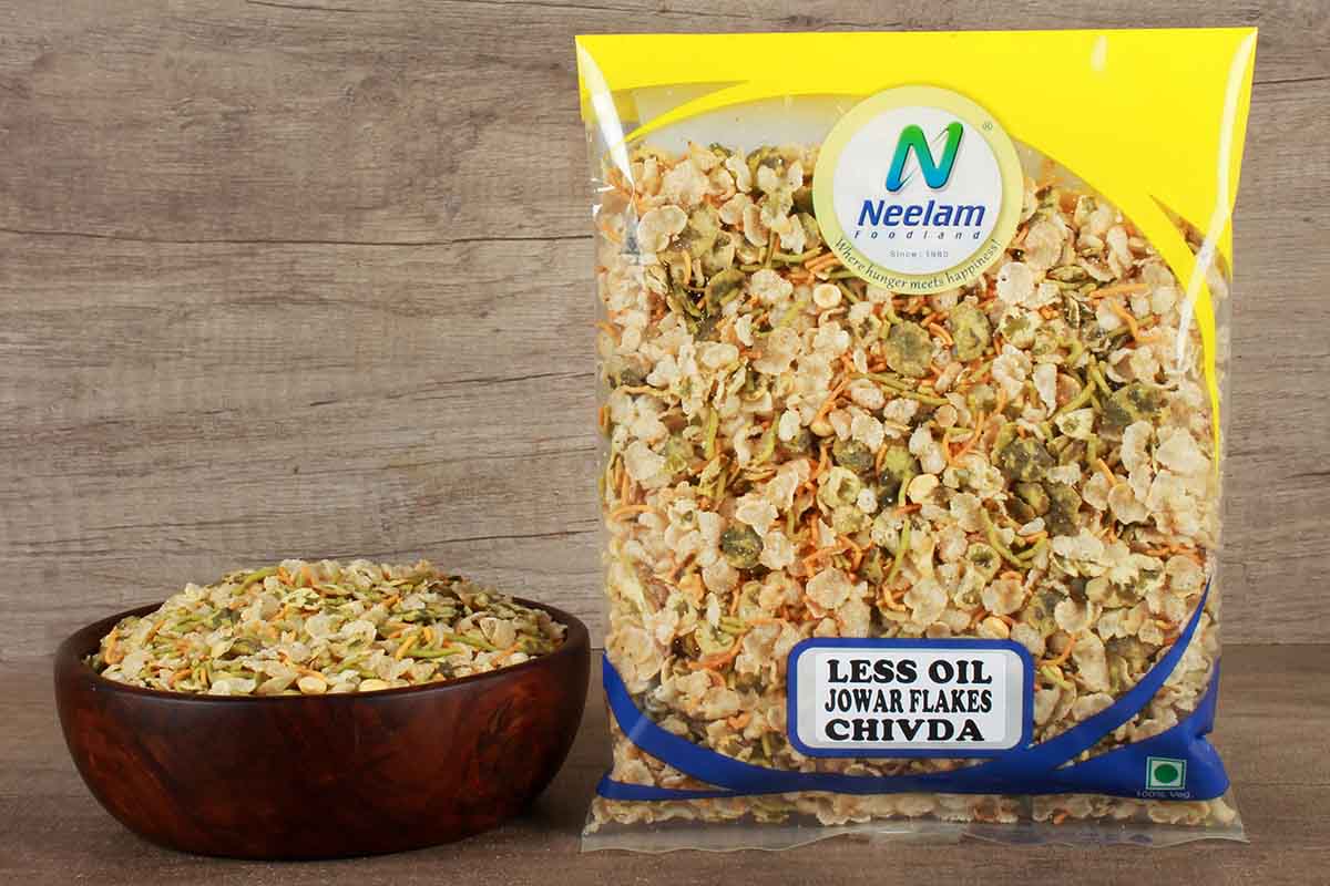 Less Oil Jowar Flakes Chivda 200 Gm
