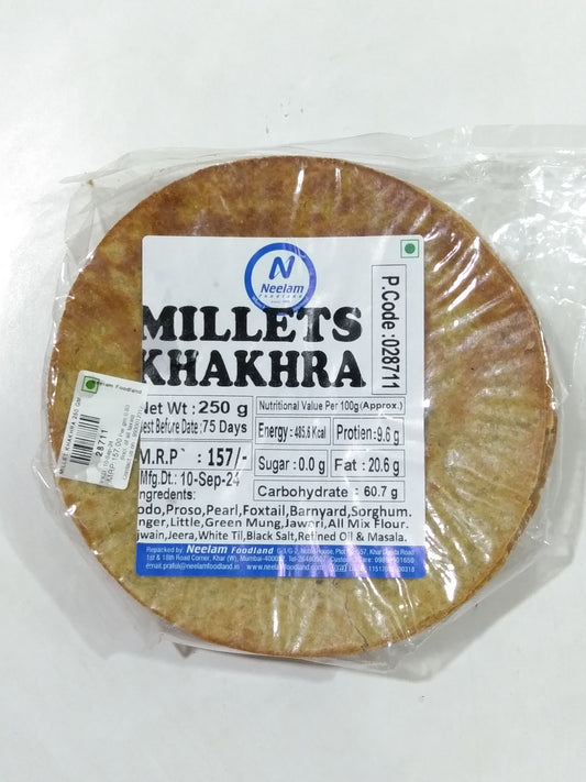 Millet Khakhra 250 Gm