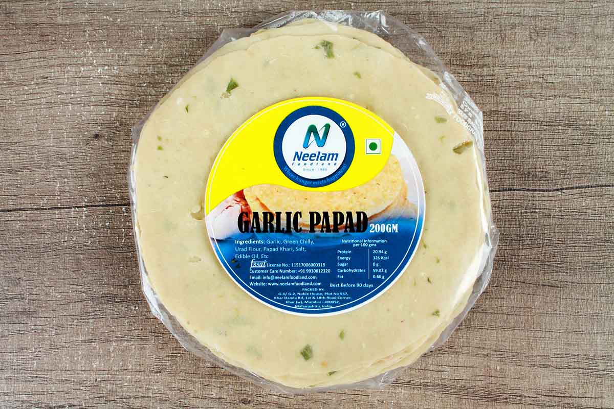 Garlic Papad 200 Gm