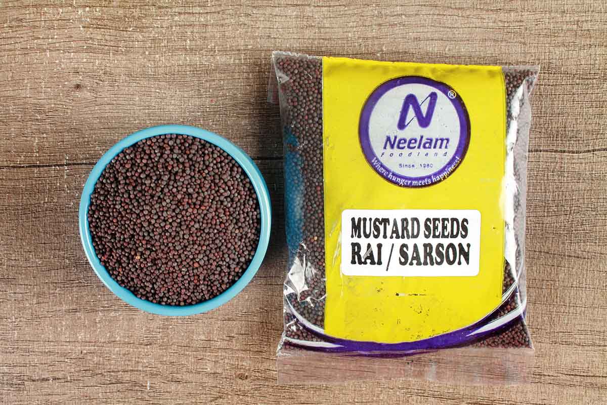 Whole Mustard Seeds/Rai/Sarson 100 Gm