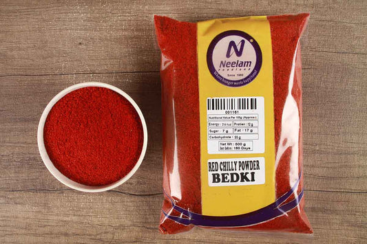 BEDKI RED CHILLY MIRCHI POWDER 500 GM