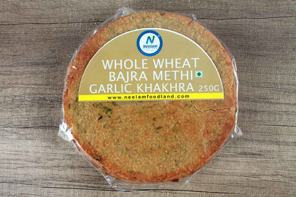 WHOLE WHEAT BAJRI METHI GARLIC KHAKHRA 250 GM