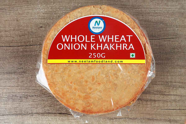 WHOLE WHEAT ONION KHAKHRA 250 GM