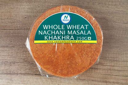 WHOLE WHEAT NACHANI MASALA KHAKHRA 250 GM