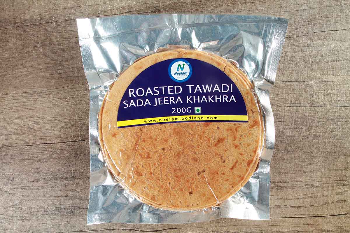 Roasted Tawadi Sada Jeera Khakhra 200 Gm