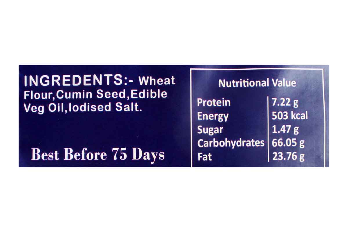 Roasted Tawadi Sada Jeera Khakhra 200 Gm