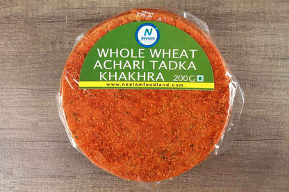 Whole Wheat Achari Tadka Masala Khakhra 200 Gm